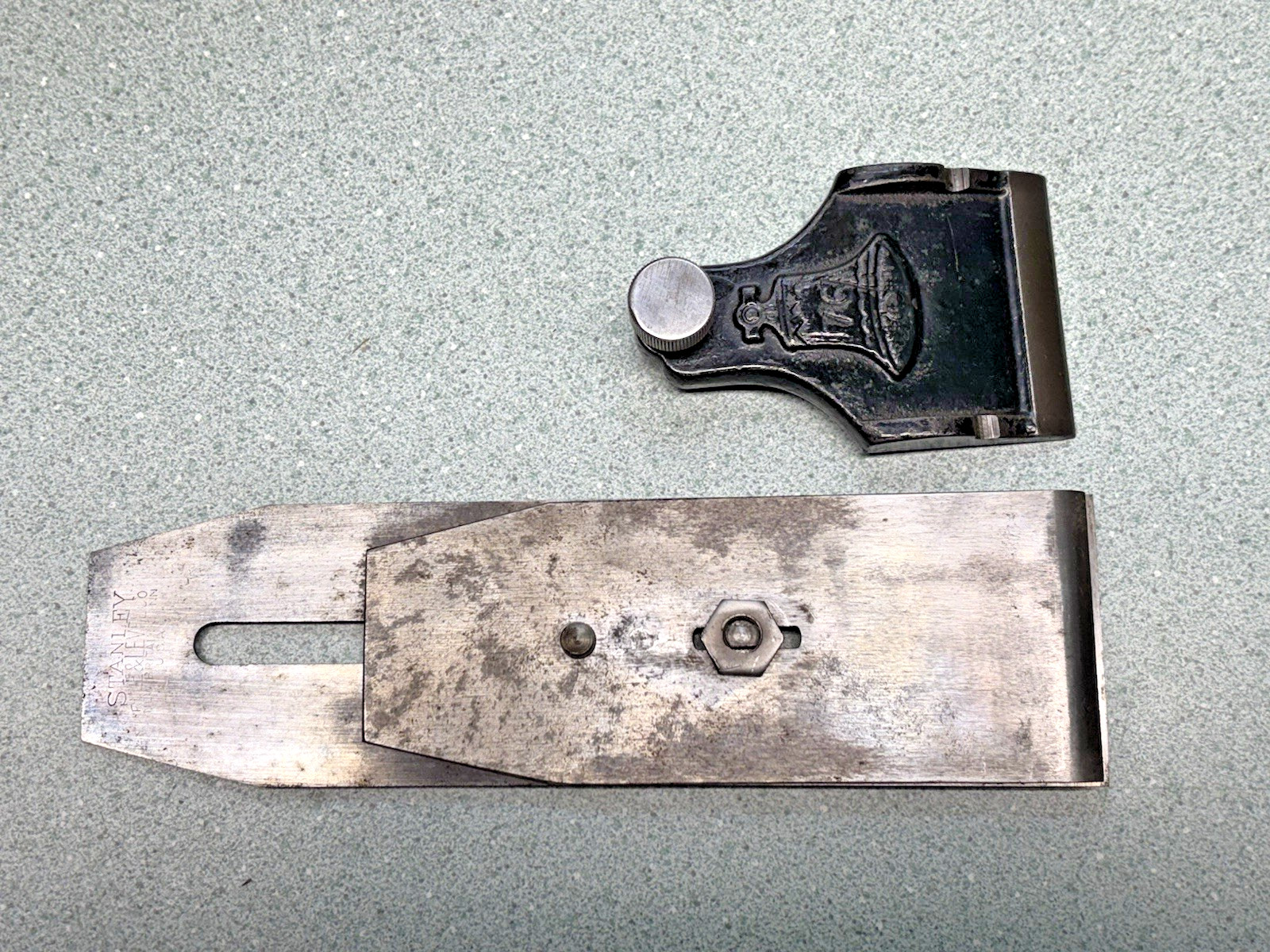 Vintage Stanley No. 104 “Liberty Bell” Bench Plane Steel Bottom NICE correct