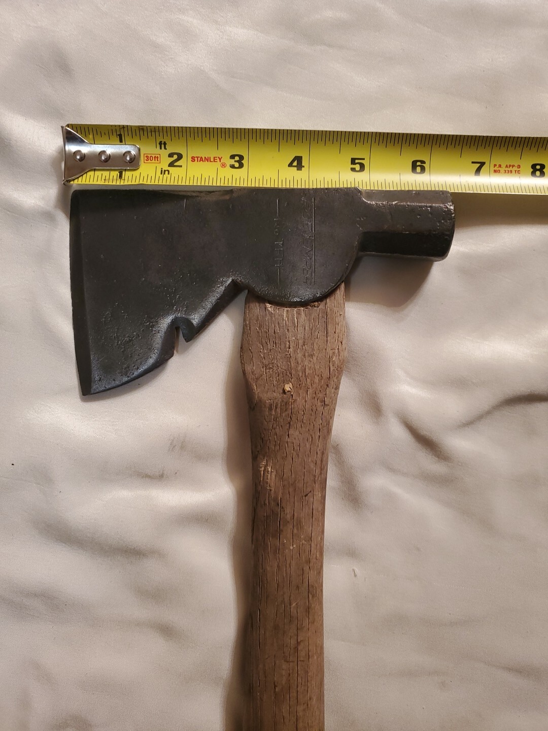 Vintage TRUE TEMPER No TFH 13″L 3.5″Blade 1.9 Lb Carpenter Hatchet Hammer Axe