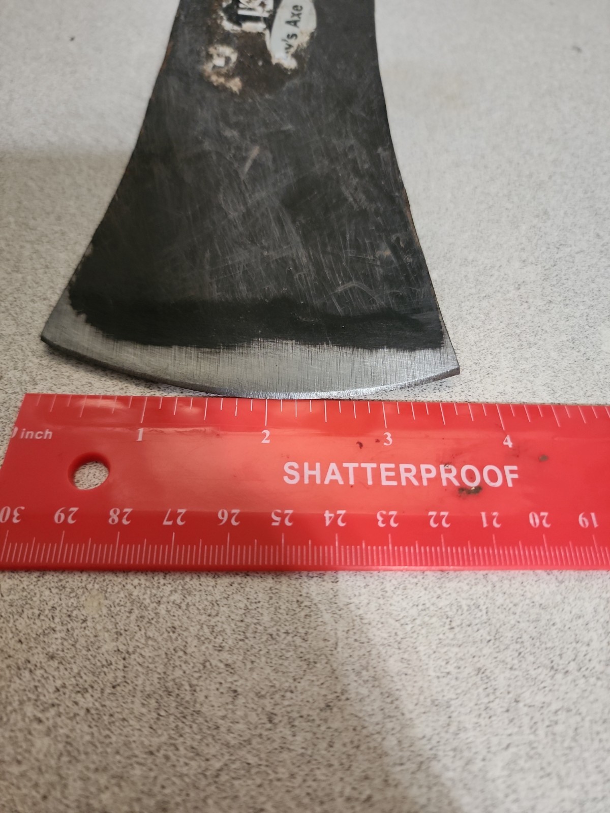 2.27 Lbs. Boys Axe Head VERY GOOD CONDITION *UNKNOWN MAKER*