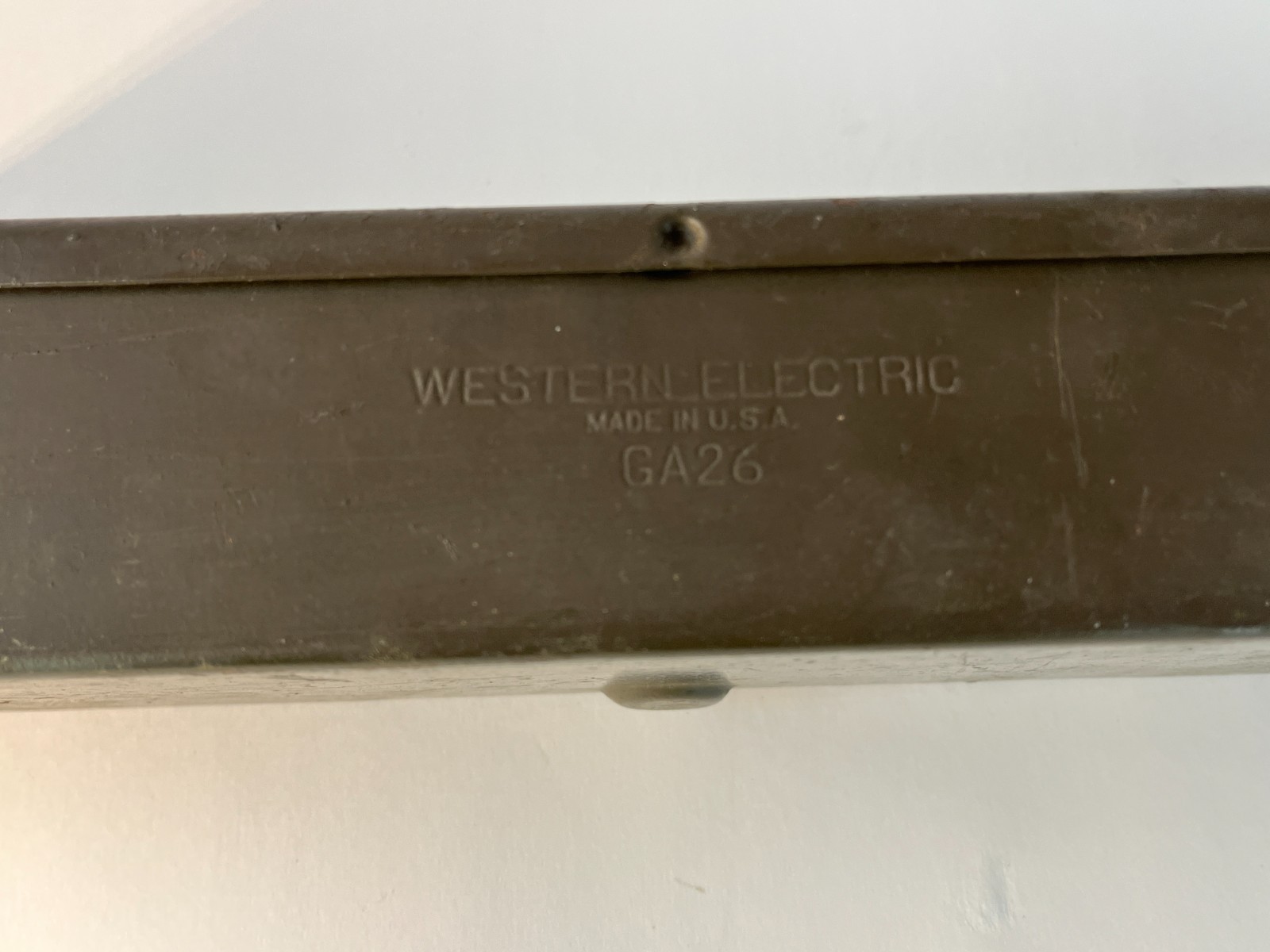 Vintage Western Electric GA26 Terminal Connection-Tool Storage Metal Box 19″ USA