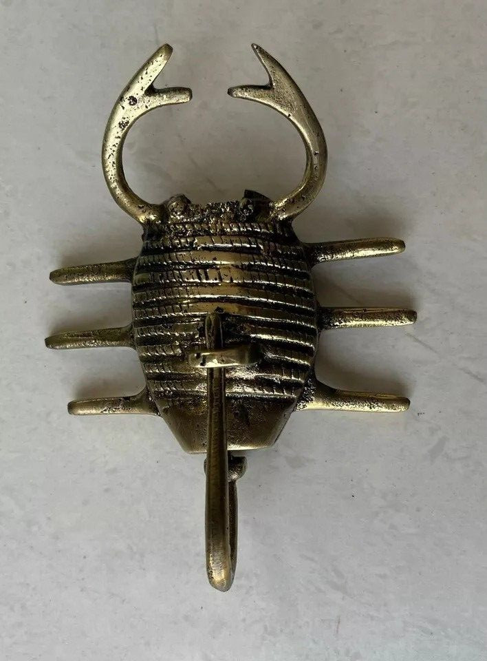 Old Vintage Brass Scorpion Shape Rare Tricky System Padlock