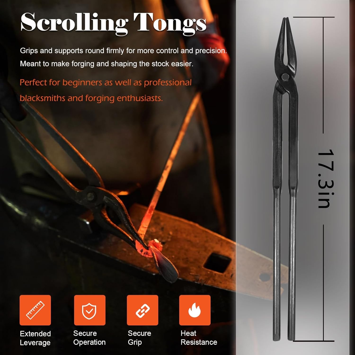 Beginner Blacksmith Tongs Knife Making Tong Set Bladesmith Forge Tong Tools Set
