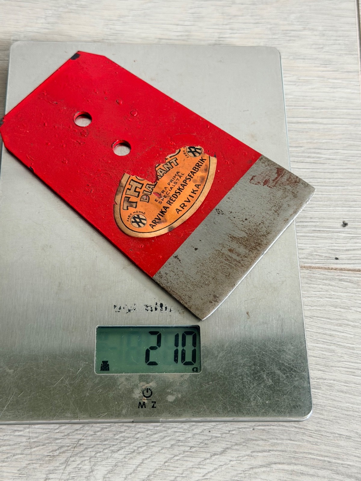 Vintage NOS Arvika Redskapsfabrik Bark Spud Blade Swedish Tool 85mm