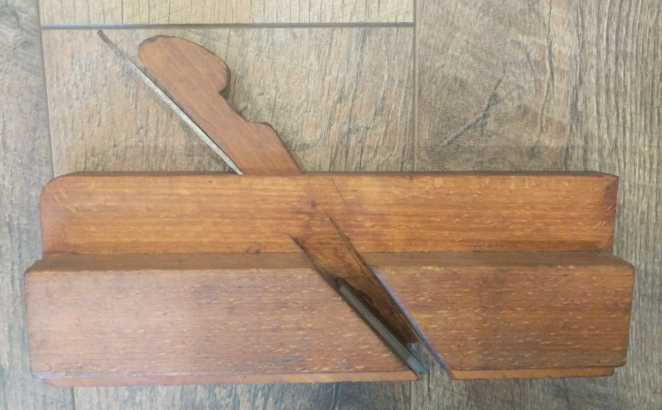 Antique M. Crannell Albany 3/4 Moulding Wood Plane Woodworking Hand Tools Curved