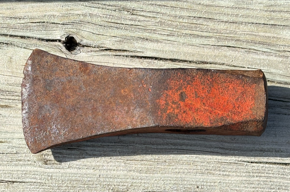 Vintage 6 POUND 12 OZ Sledge Hammer SPLITTING WEDGE Axe Head MAUL 8.5″ X 3.75″