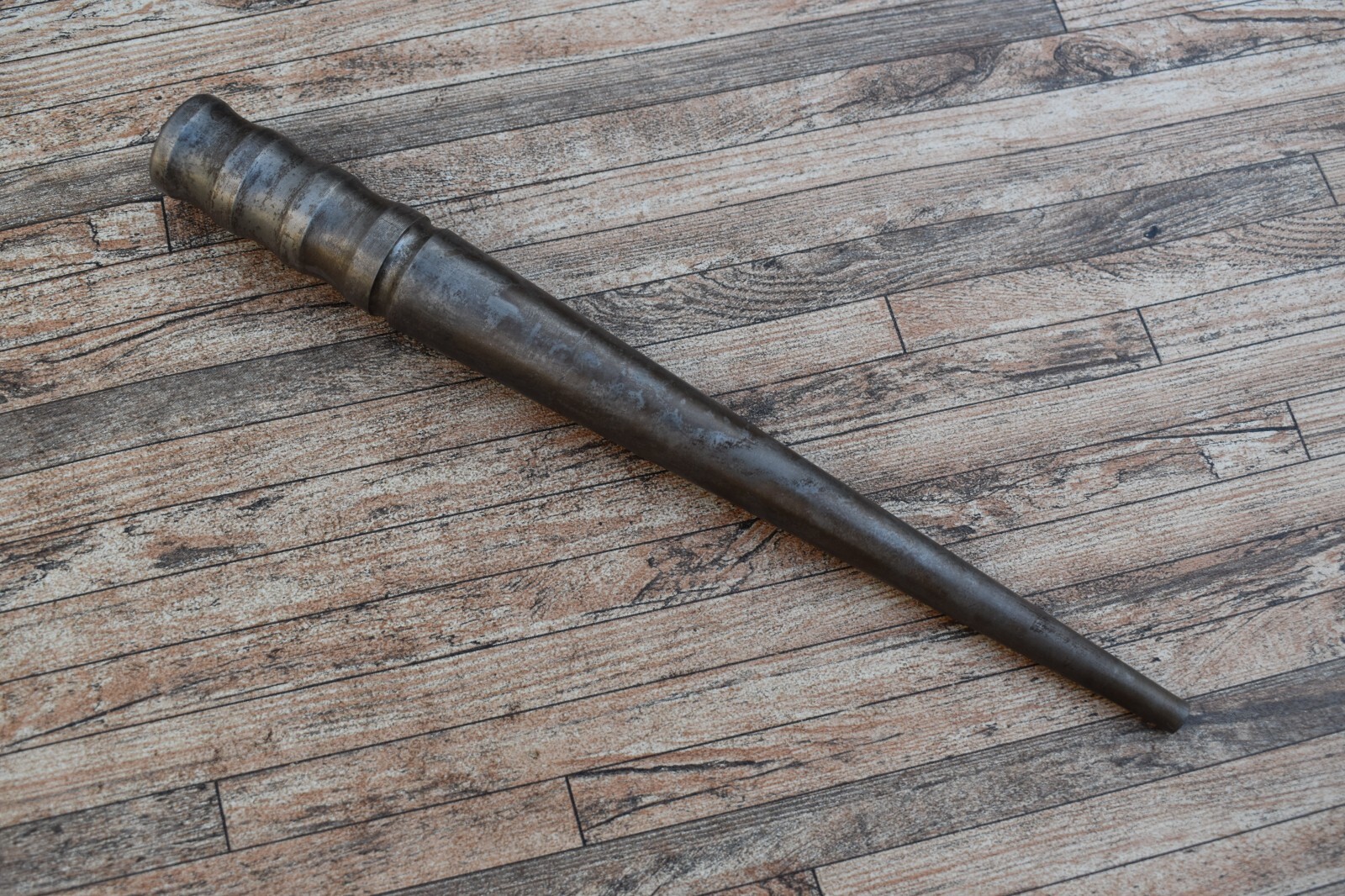 Vtg Steel Silversmith Tinsmith Jewelers Ring Making Cone Anvil Mandrel Tool 17oz