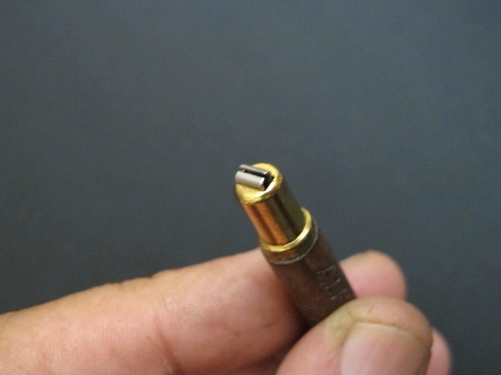 1883 “EAGLE PENCIL CO.” Gravity Pencil sharpener Packet Knife Antique Rare Tool
