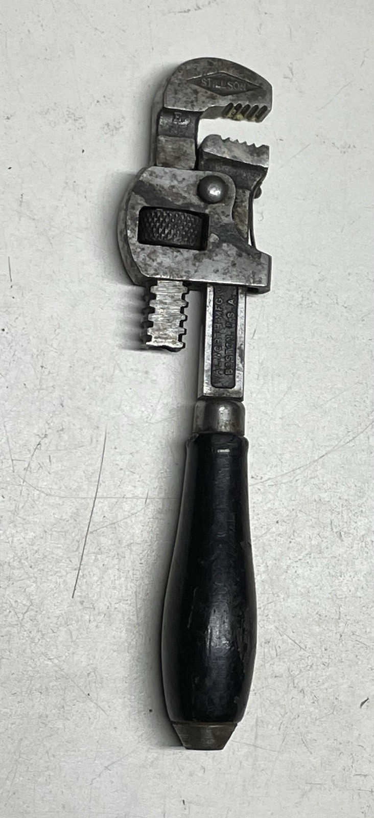 Vintage Walworth Mfg. Stillson 6” Pipe Wrench ~ Boston U.S.A. ~ Nice Tool