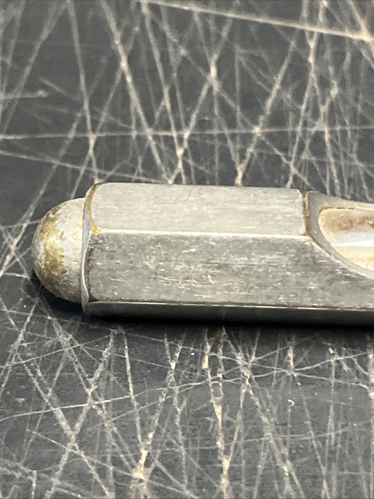 Stanley No. 31 Hexagon Pocket Level 2 1/2″ LONG Vintage Tool USA Nickel Plated