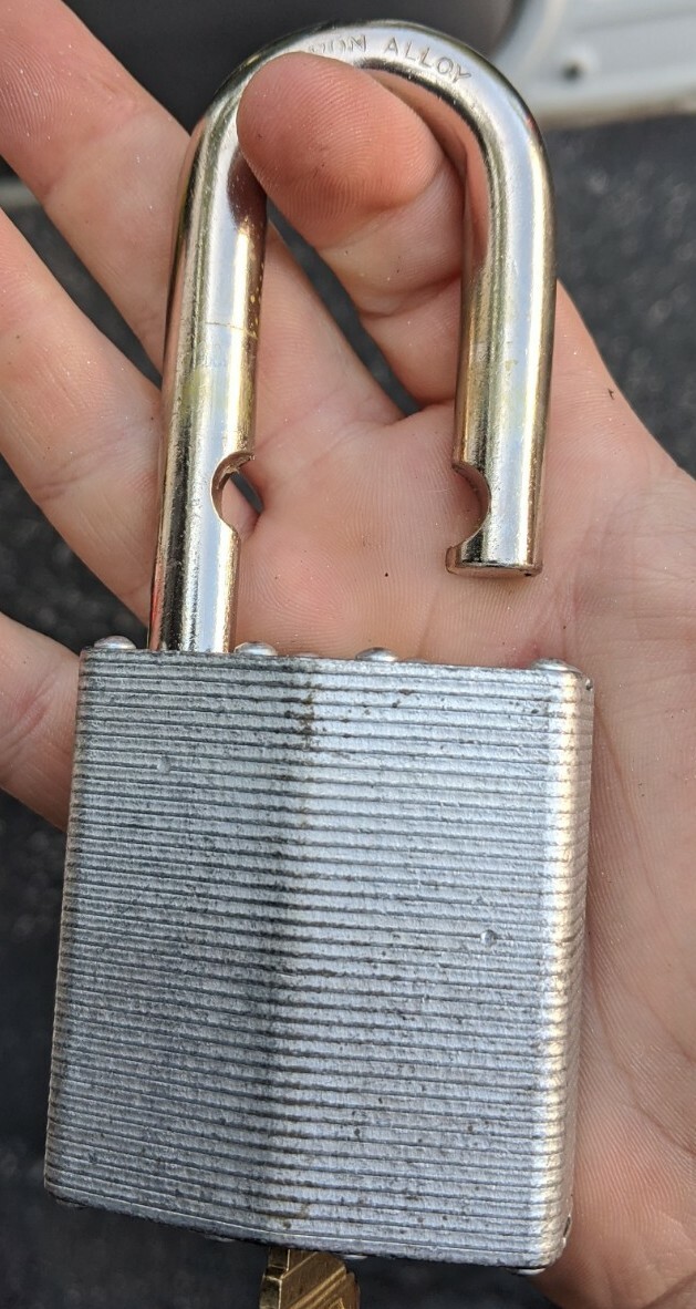 MasterLock ProSeries KIK Padlock 6627 W/O Weather Tough Cover Locksport
