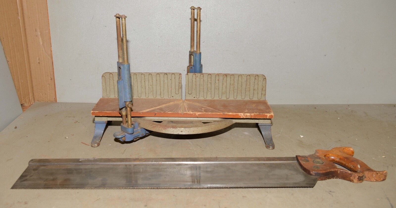 Stanley 50 1/2 miter saw correct Disston Stanley hand saw collectible trim tool
