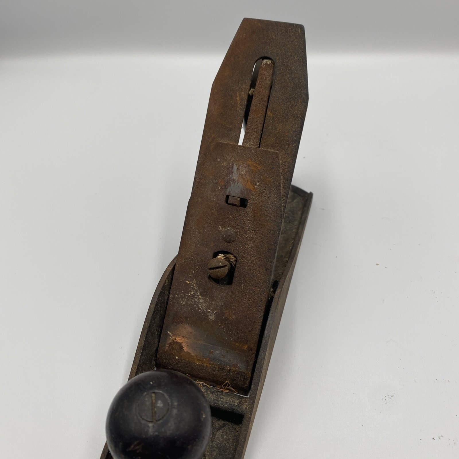 Vtg Stanley No 4 Smoothing Hand Plane Type 16 Pre-WWII Rosewood Brass Tool AS IS