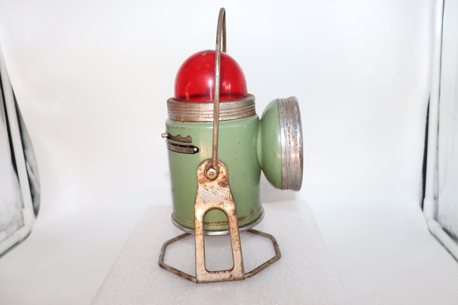Vintage Dual Light Brakeman’s Lantern Red DOME Made In Japan Green for Parts