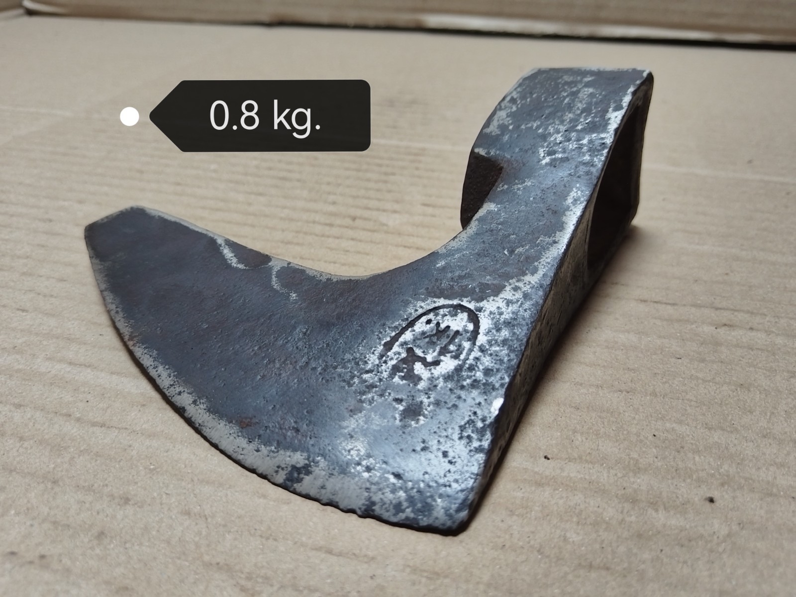VINTAGE ANTIQUE SOVIET USSR HAND FORGED AXE PRINT HAMMER AND SICKLE FORGED AXES