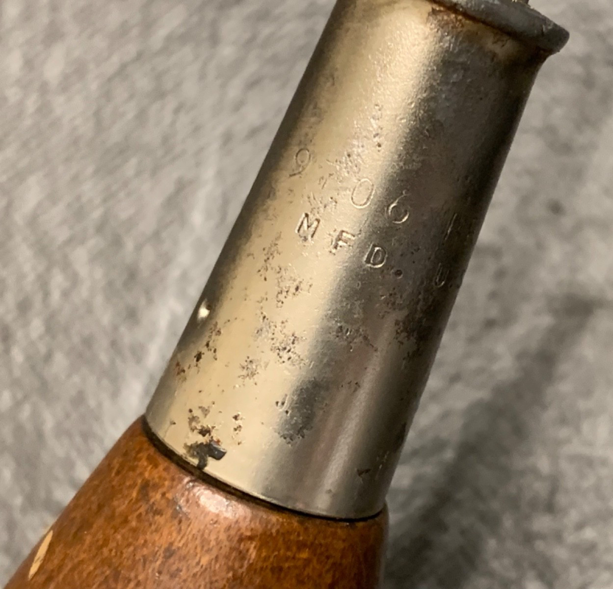 Vintage Proto 9706 3/8″ Flat-Head Demolition Screwdriver Wood Handle Made in USA