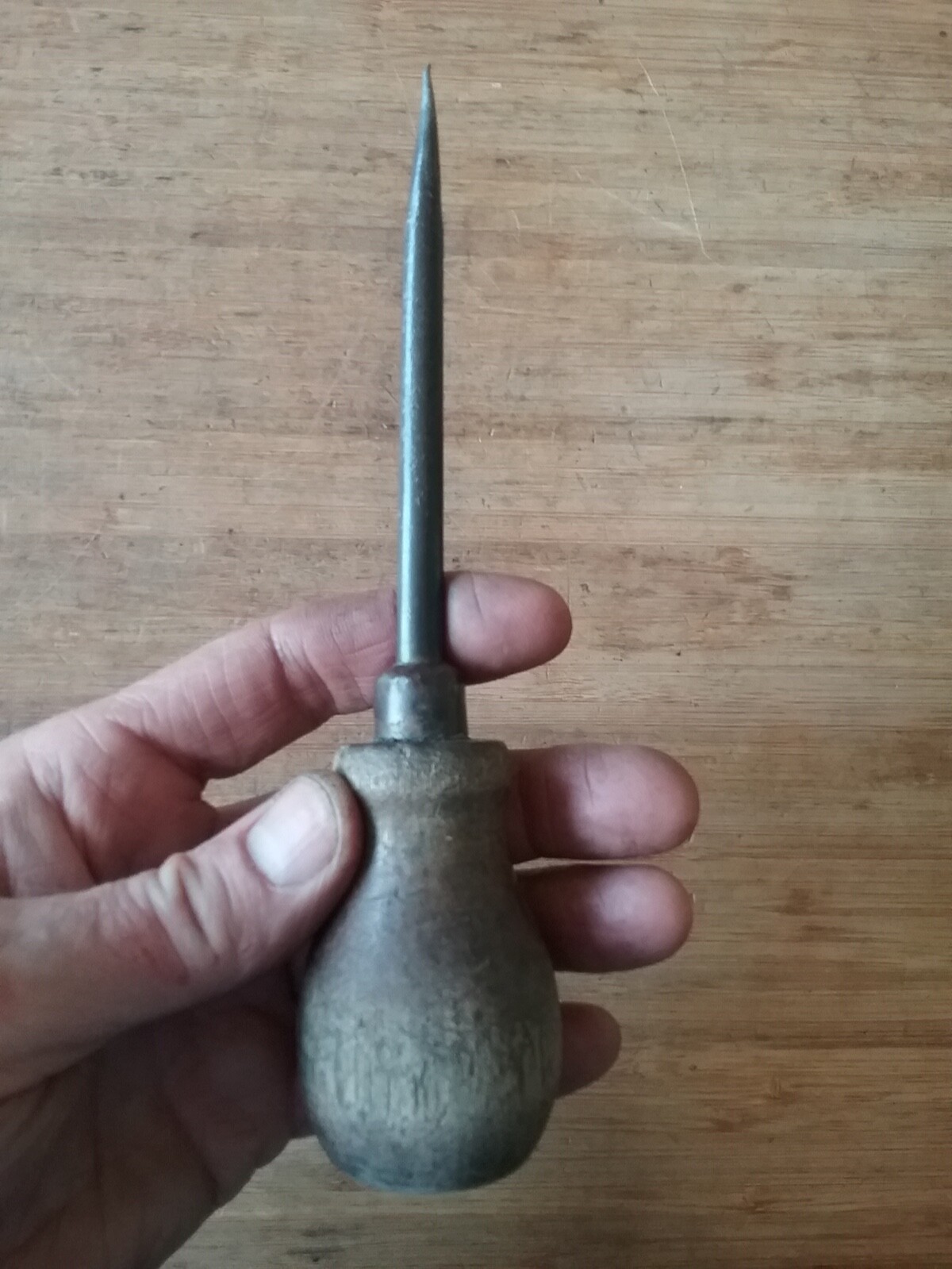 Antique Burnisher Steel Burnishing Tool * For Restoration* Scraper Iron Tool
