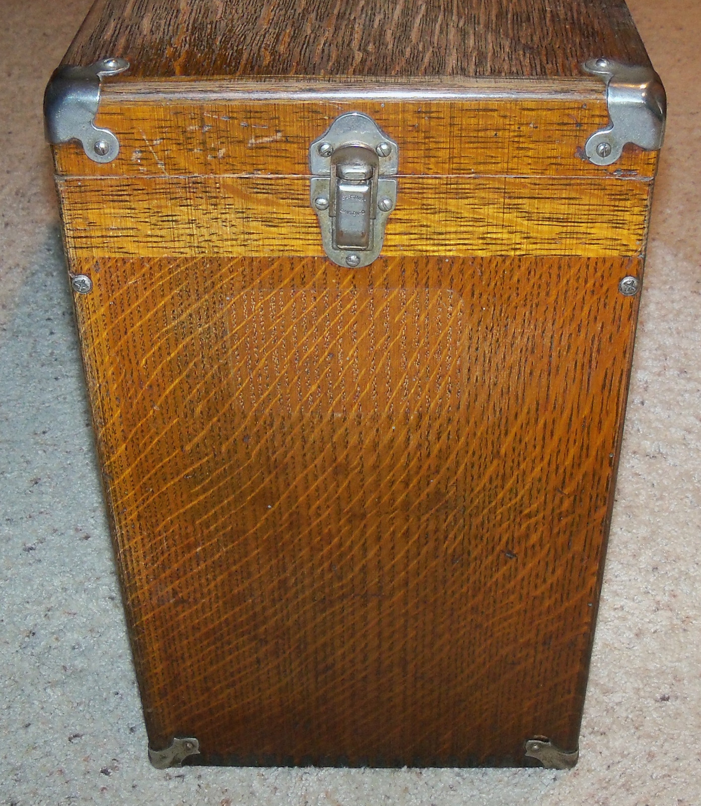 Vintage 11 Drawer Wood Gerstner Machinist Tool Chest Box, Model 052, 52, Oak 26″