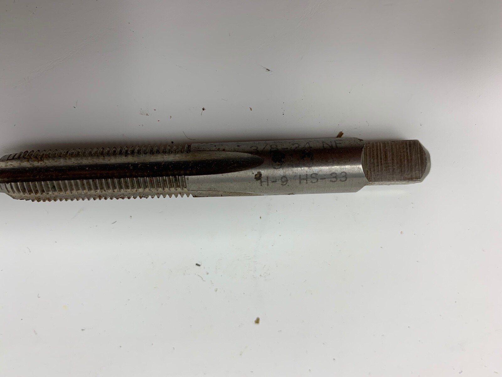 Set Hand Taps 3/8″-24 NF Pratt & Whitney Cutting Tools & Gages and Sossner