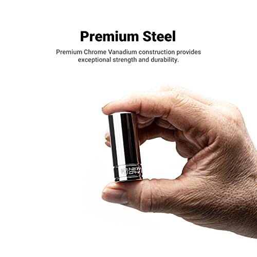1/4 in. Deep Socket, 1/4 in. Drive, 12-Point, SAE