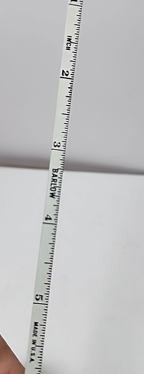Barlow Advertising Tape Measure Fiber Resin Corporation JBx38