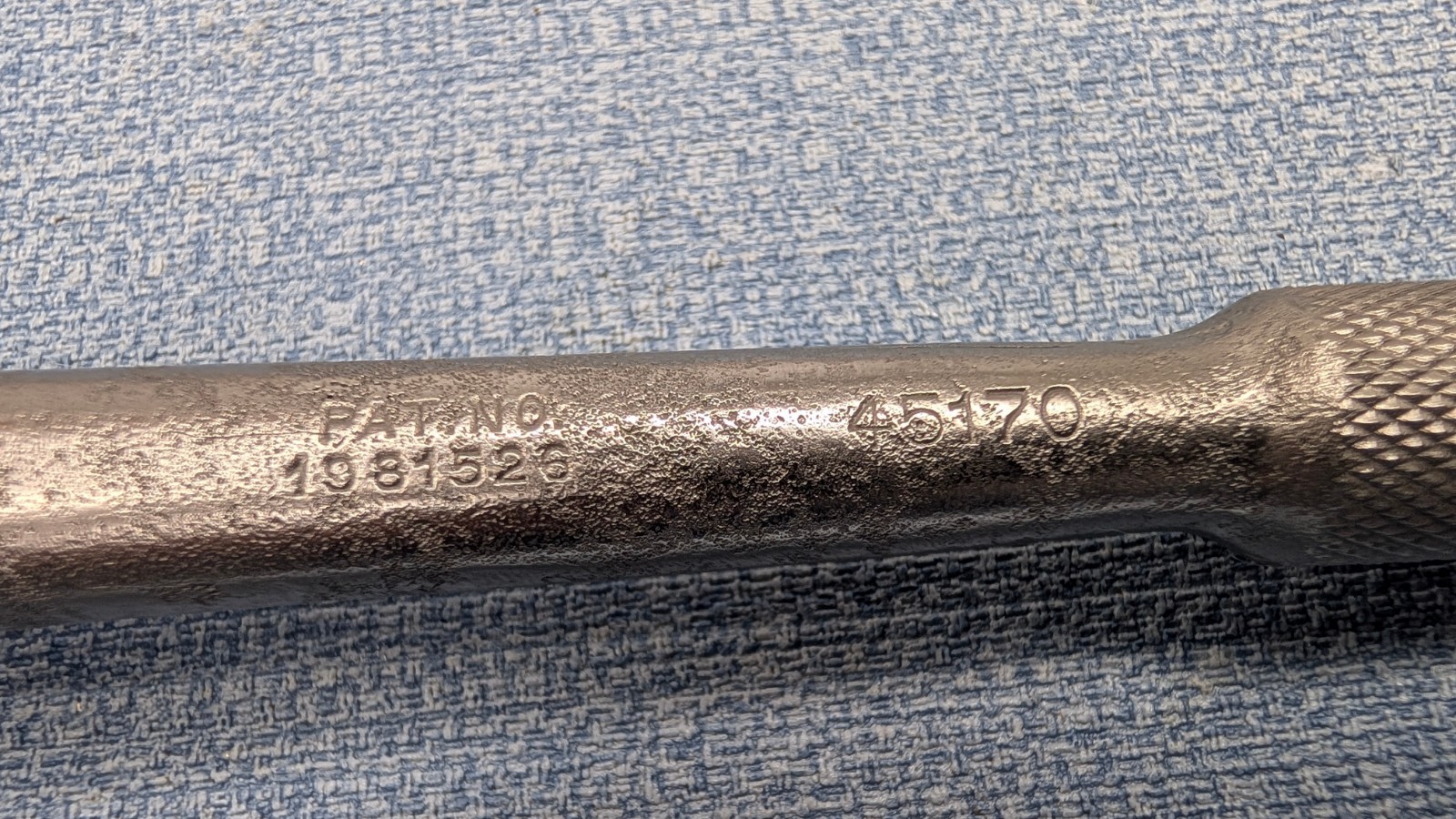 Vintage S-K USA Model No 45170 PAT. 1981526 (1934) 3/8″ Drive Reversible Ratchet