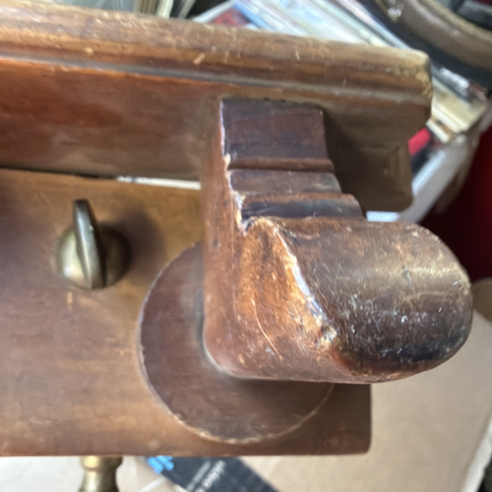 Antique Wooden Screw-Arm Plow Plane