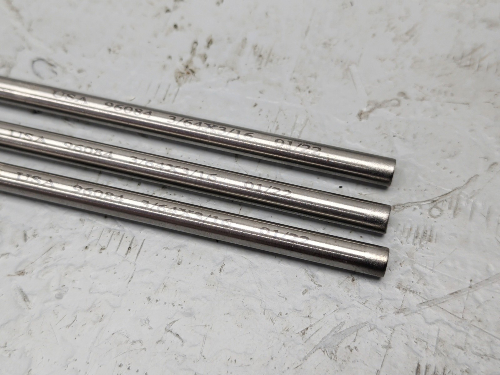 NOS WHITNEY TOOL 96084 MINIATURE DRILL EXTENSION 3/64″ X 3/16″ DRILL, 3PC., USA