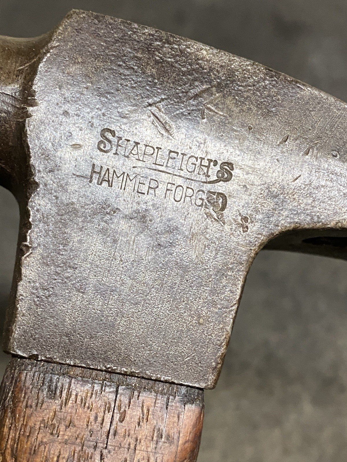 Vintage Shapleigh’s Hammer Forged 18 Oz Straight Claw Hammer USA