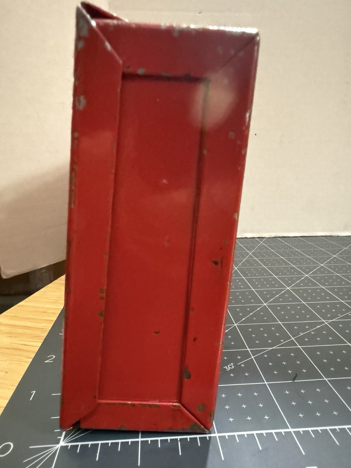 Vintage Snap-On Metal Storage Case EMPTY BOX USA 10 3/4″ BY 4 3/4″ BY 2″