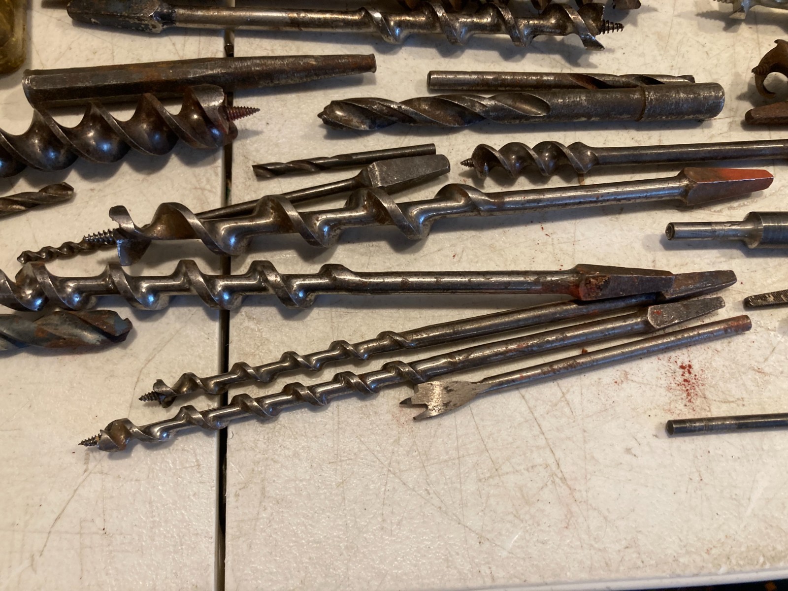 Kennedy Kits Bighorn Line Machinist Tool Box W/ Huge Lot Antique Auger Drill Bit