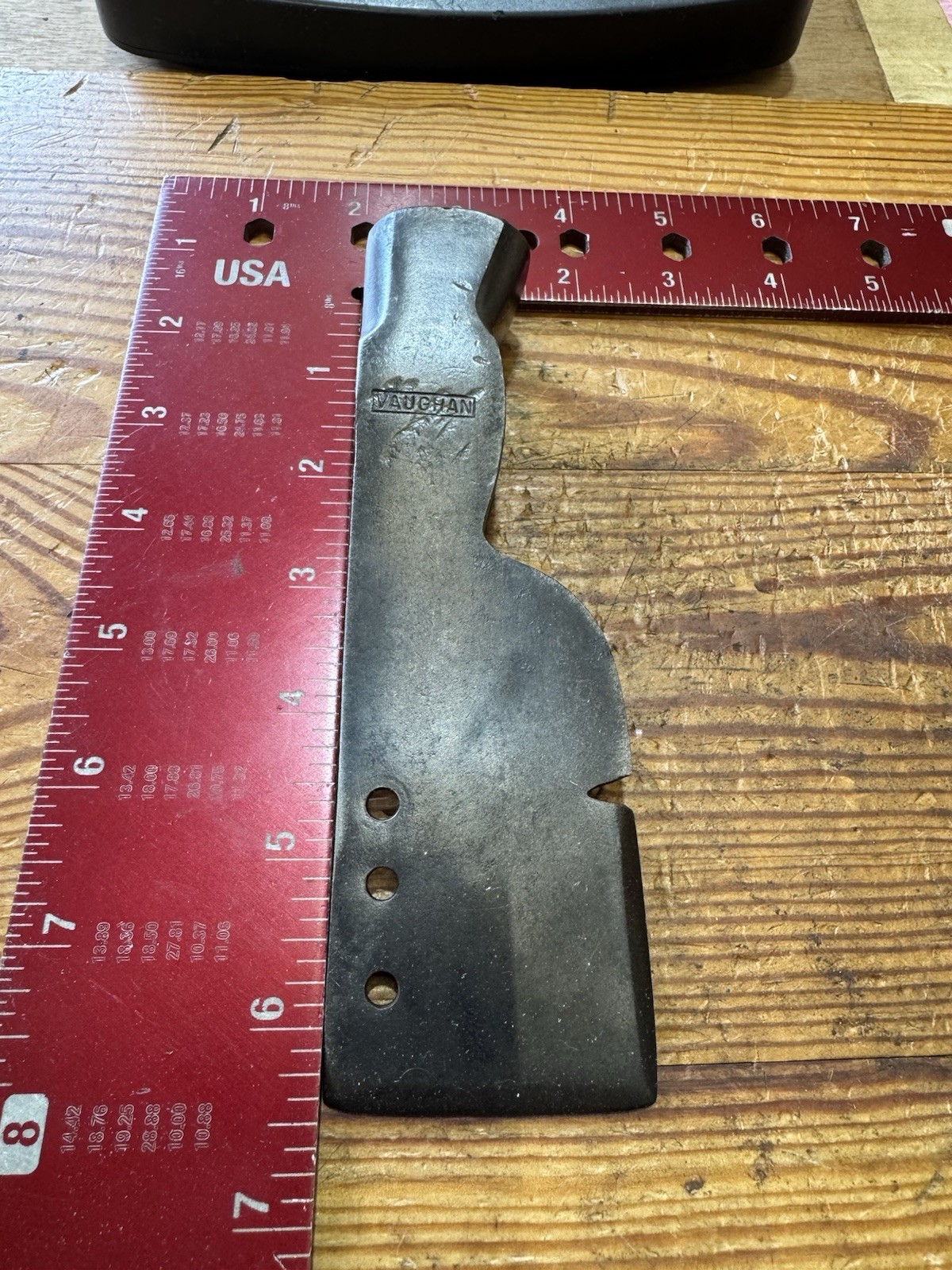 Vintage Lot Of 2 Vaughan Hatchet Heads (247)