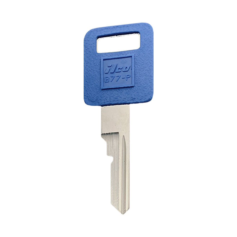 B77-PCBLU, B77-P, P1098EV-P Blue plastic head Key Blank