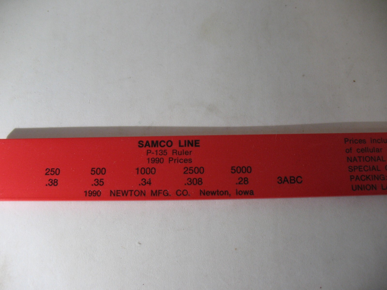 Dave Smith US Senate Red and Black 12″ Wood Ruler