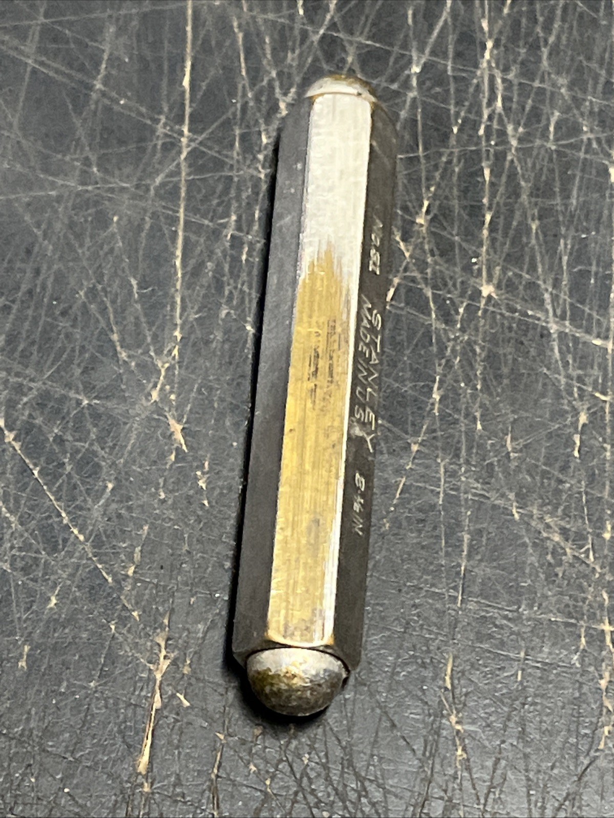 Stanley No. 31 Hexagon Pocket Level 2 1/2″ LONG Vintage Tool USA Nickel Plated
