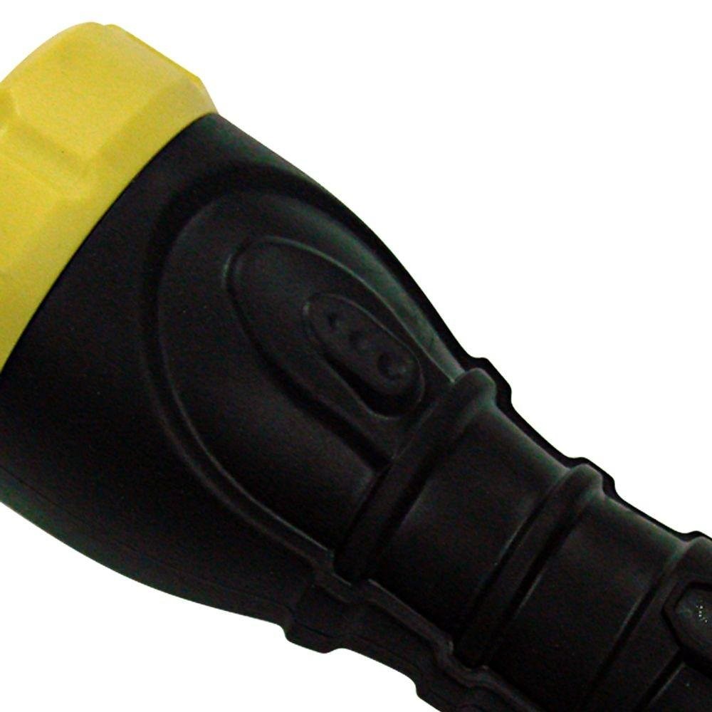 Dorcy 180-Lumen Weatherproof Rubber LED Flashlight 1 Count (Pack of 1), Black