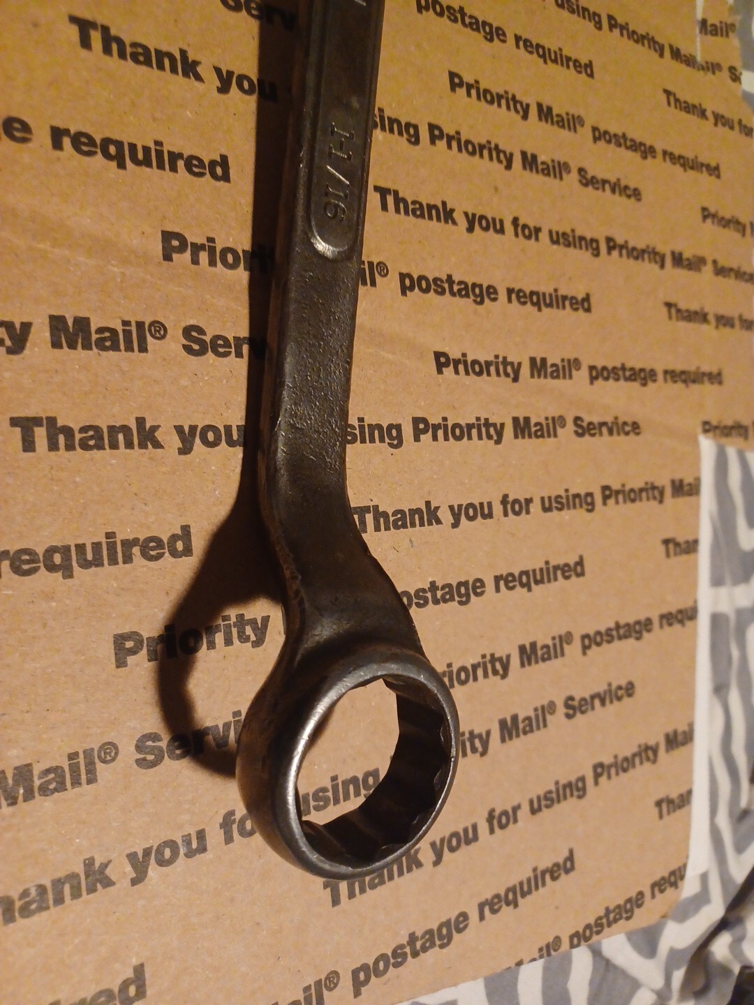 RARE Vintage CRAFTSMAN Double CLOSED Offset Wrench 1″ 1/4 & 1″ 1/6 N4 Series