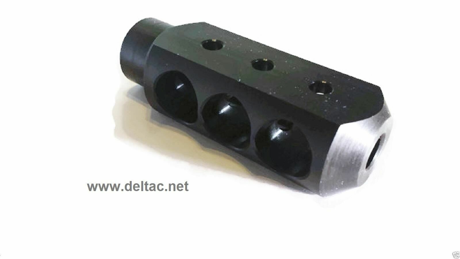 DELTAC® “MAGNUM” threaded muzzle brake for Mosin Nagant – Made in USA