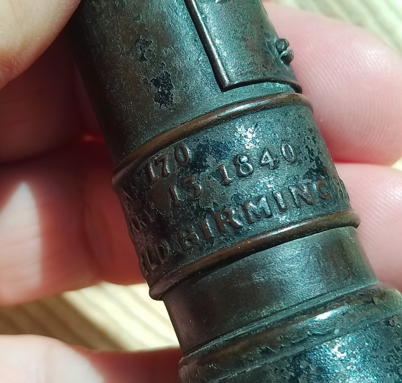 Antique Candlestick Spring Balance Postal Scale Winfield 1840