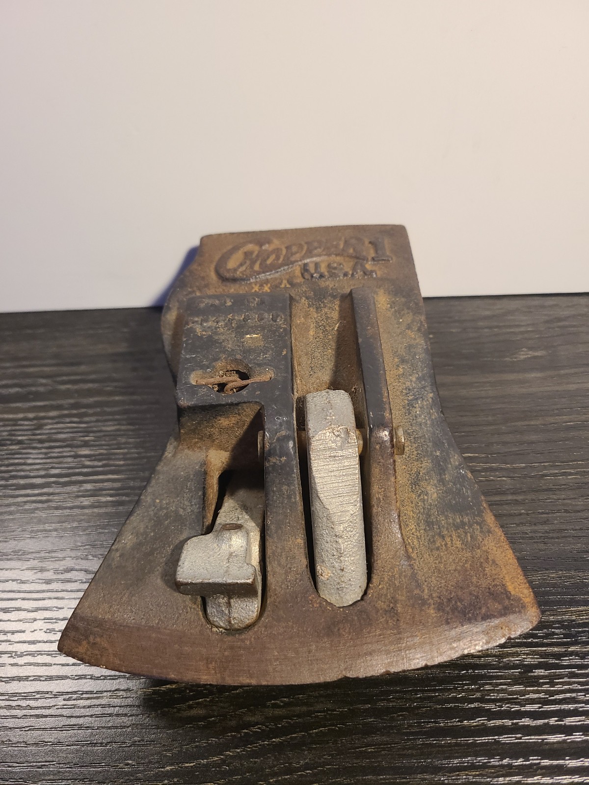 Vtg Chopper 1 USA Axe Head Only Spring Loaded Splitting Maul