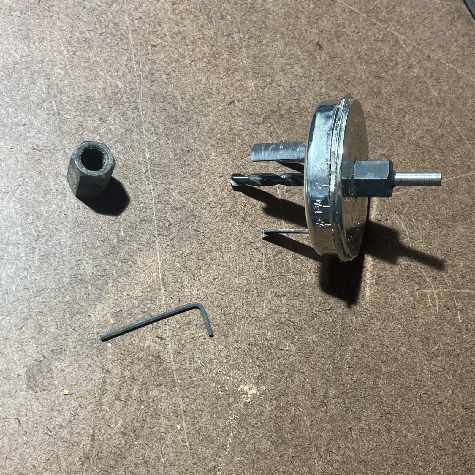 VINTAGE CRAFTSMAN TOOLS ADJUSTABLE HOLE SAW, 2566, 1-1/8” to 2-1/2”, USA
