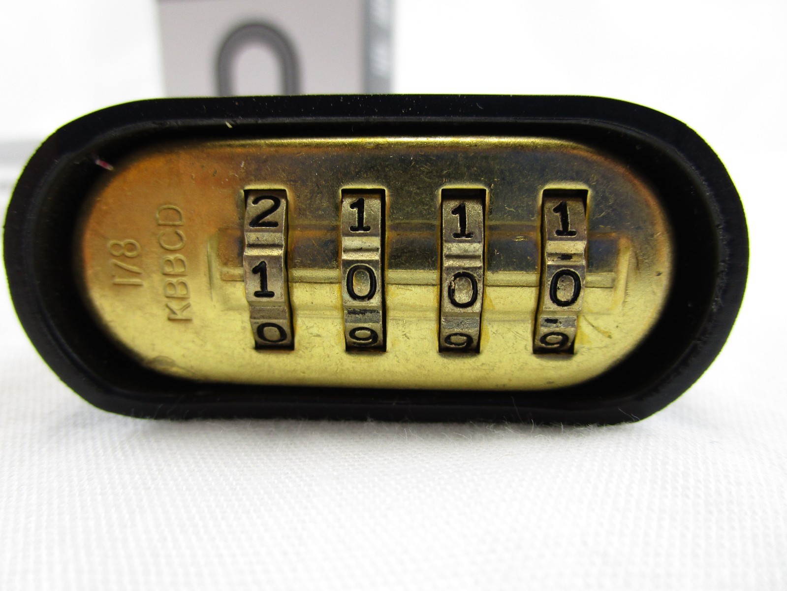 Master Lock 178BLK Set Your Own Combination NOS Free Shipping