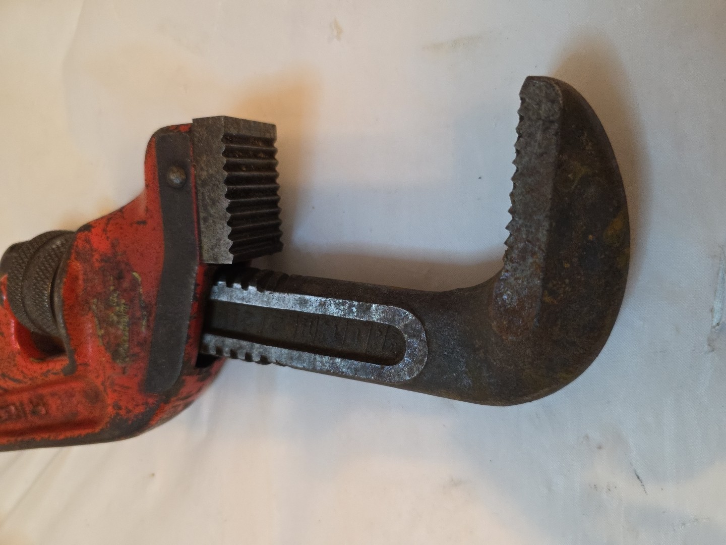 Vintage Ridge Tool Company Rigid E-18 Offset Heavy Duty Pipe Wrench Elyria OH
