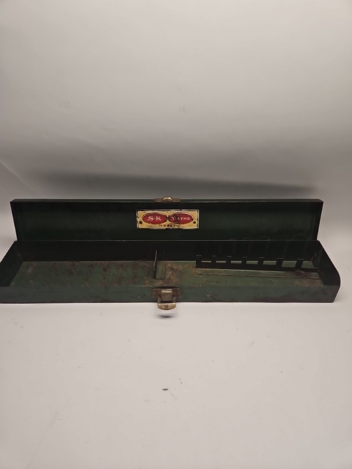 Sk Wayne Metal Tool Box 15” X 3” X 1- 1/2”