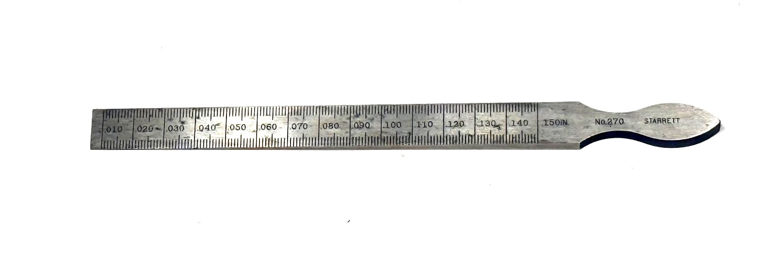 Vintage Starrett No. 270 Taper Gage 0.010″ – 0.150″ Machinist Measuring Tool USA