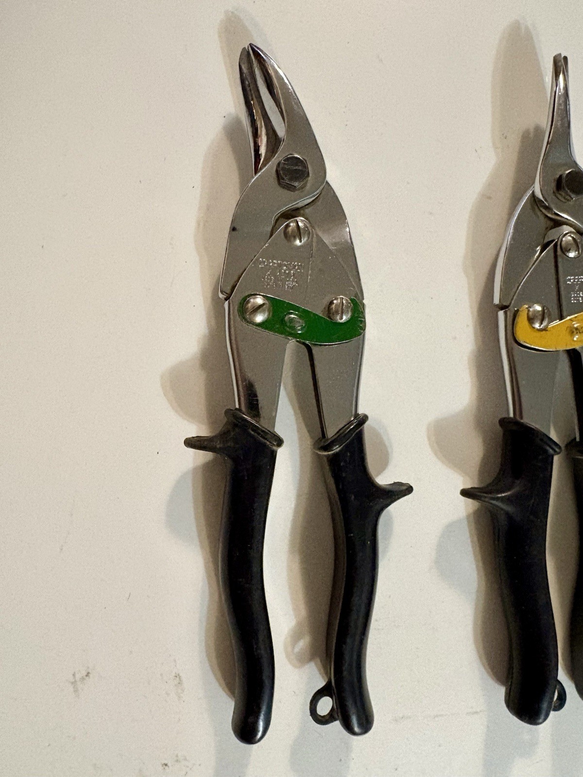 Vintage Set Of 3 Craftsman Compound Leverage Forged Aviation Snips 4273, 74, 75