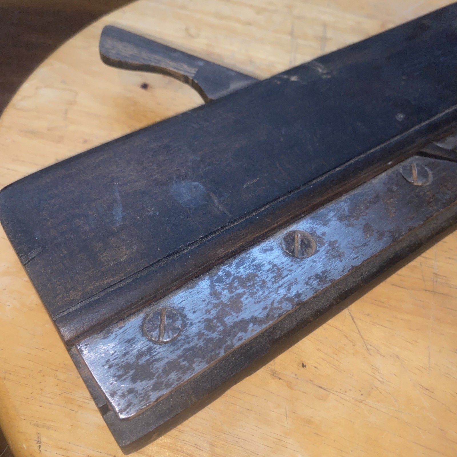 Early Groove Plane Wood Plane Antique Black