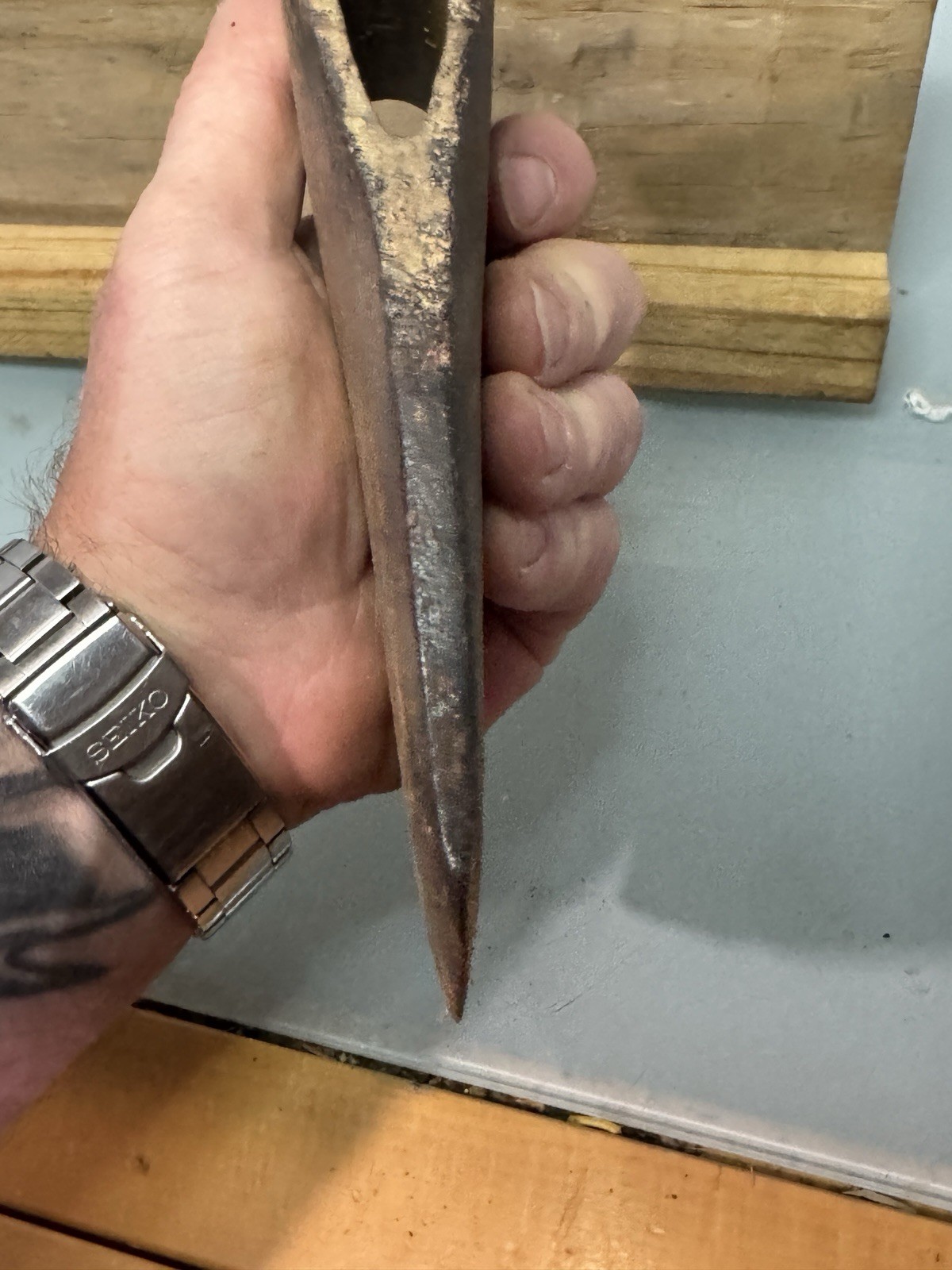 Vtg True Temper Flint Edge Kelly Works U.S.A Old Single Bit Axe Tool Head Rare
