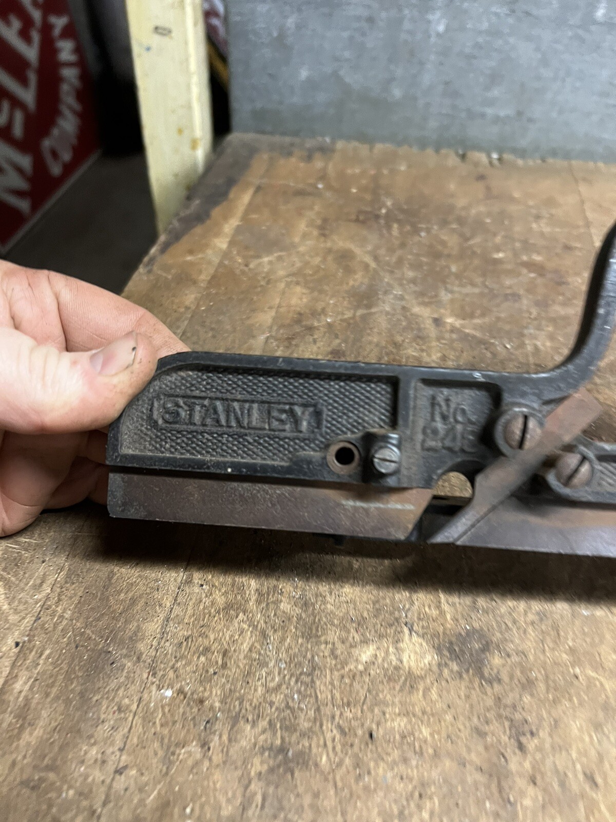 Vintage Stanley No 248 Weather Strip Plow Metal Hand Block Plane Tool Parts USA