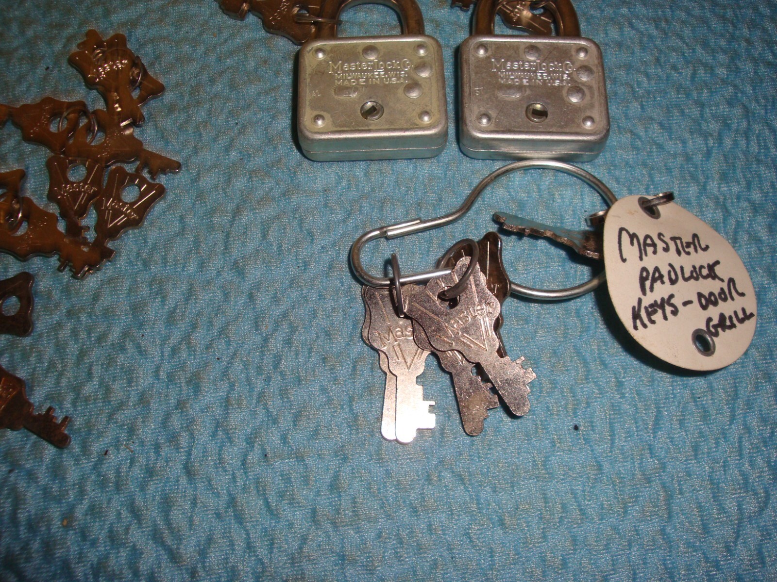 Master No. 44 Padlock Lot and Other Padlocks- Gumball Machine Locks