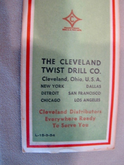 CLEVELAND TWIST DRILL CO “CLE-FORGE MULTI-POINT DRILL GAGE”- NEW UNUSED